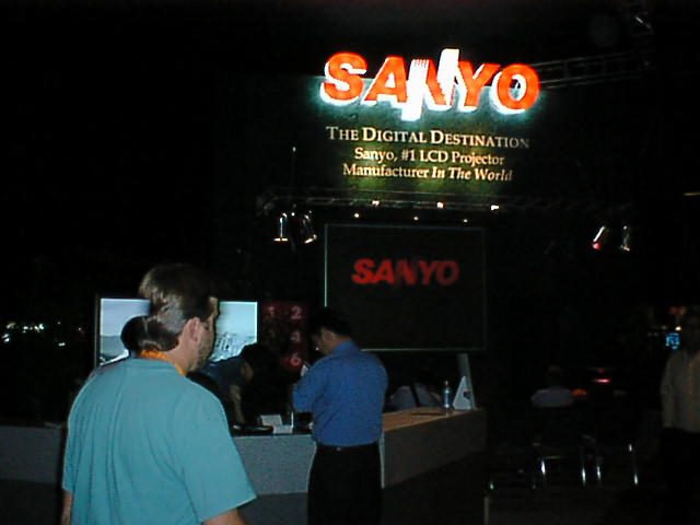 Sanyo booth at infocomm.jpg