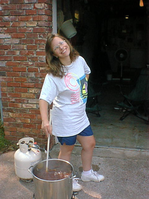 Karen Stiring the Wort.jpg