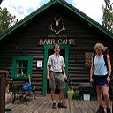 Brian at Barr Camp after hiking 7 miles