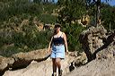 Karen hiking in Colorado Springs